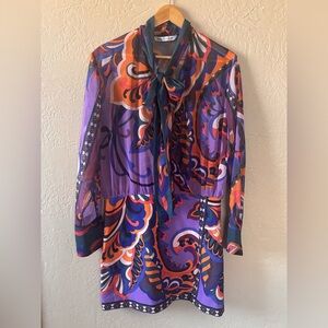 Zara succs inspired sheer dress medium